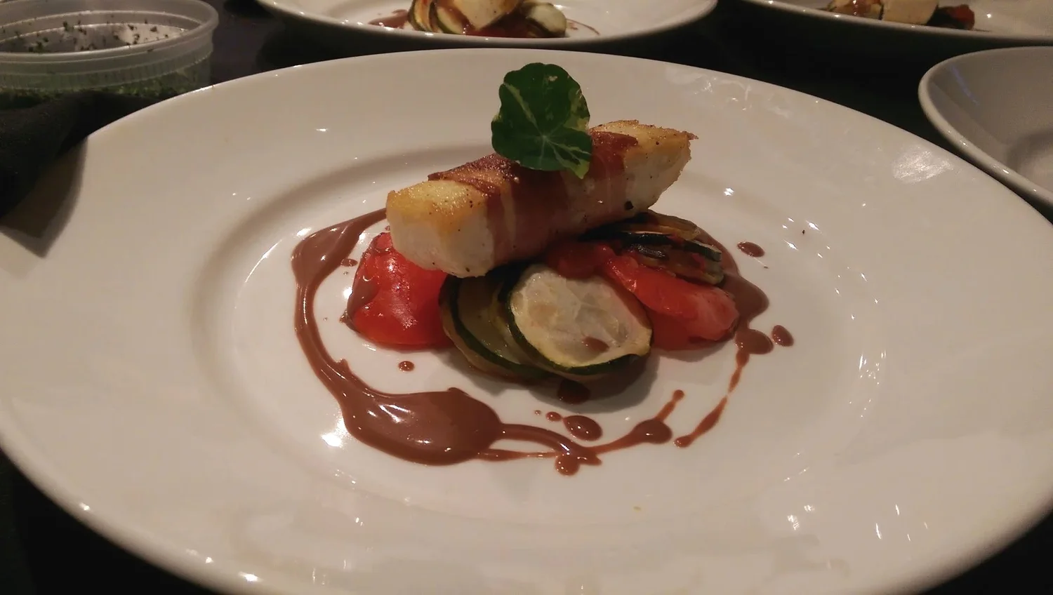 Prosciutto Wrapped Halibut